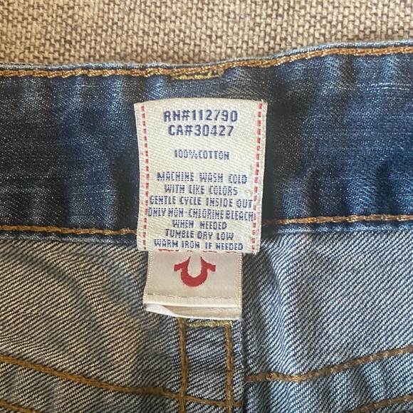 True Religion women’s Jean shorts Jess sz 27 - Picture 7 of 7